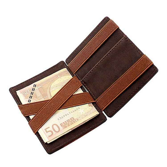 Vintage Leather Wallet - Crazy Horse Style for Timeless Elegance - ArtOm_farm™ LEATHER