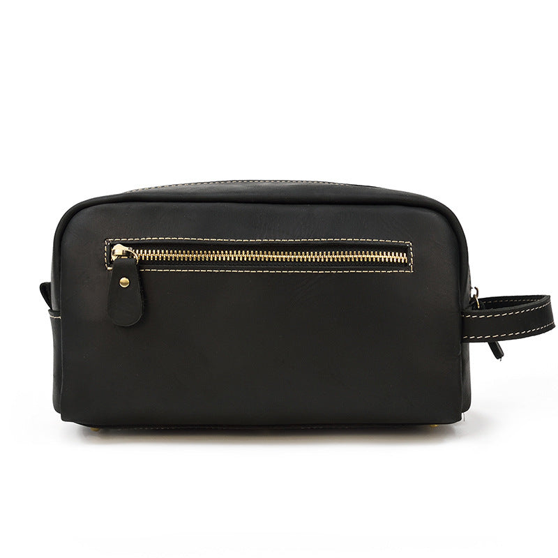 European And American Style Crazy Horse Leather Clutch for Men - ArtOm_farm™ LEATHER