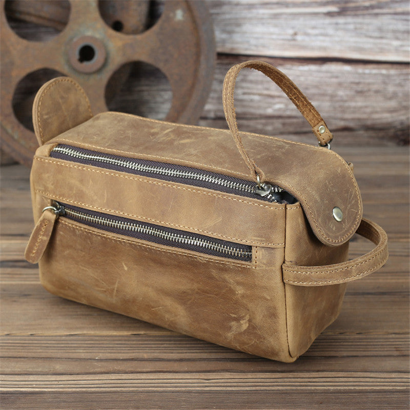Leather Handbag for Women - Large Capacity Horse Leather Storage Bag - ArtOm_farm™ LEATHER 