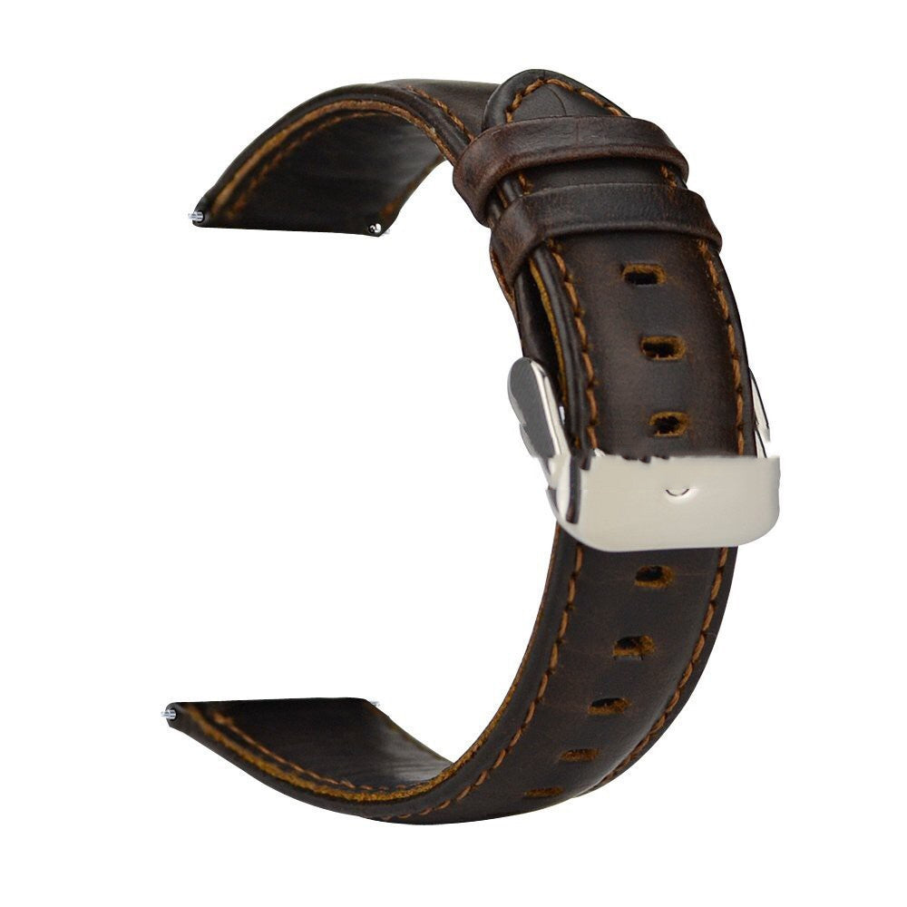 42mm 46mm Leather Strap Crazy Horse Pattern - Stylish & Durable Watch Band - ArtOm_farm™ LEATHER 