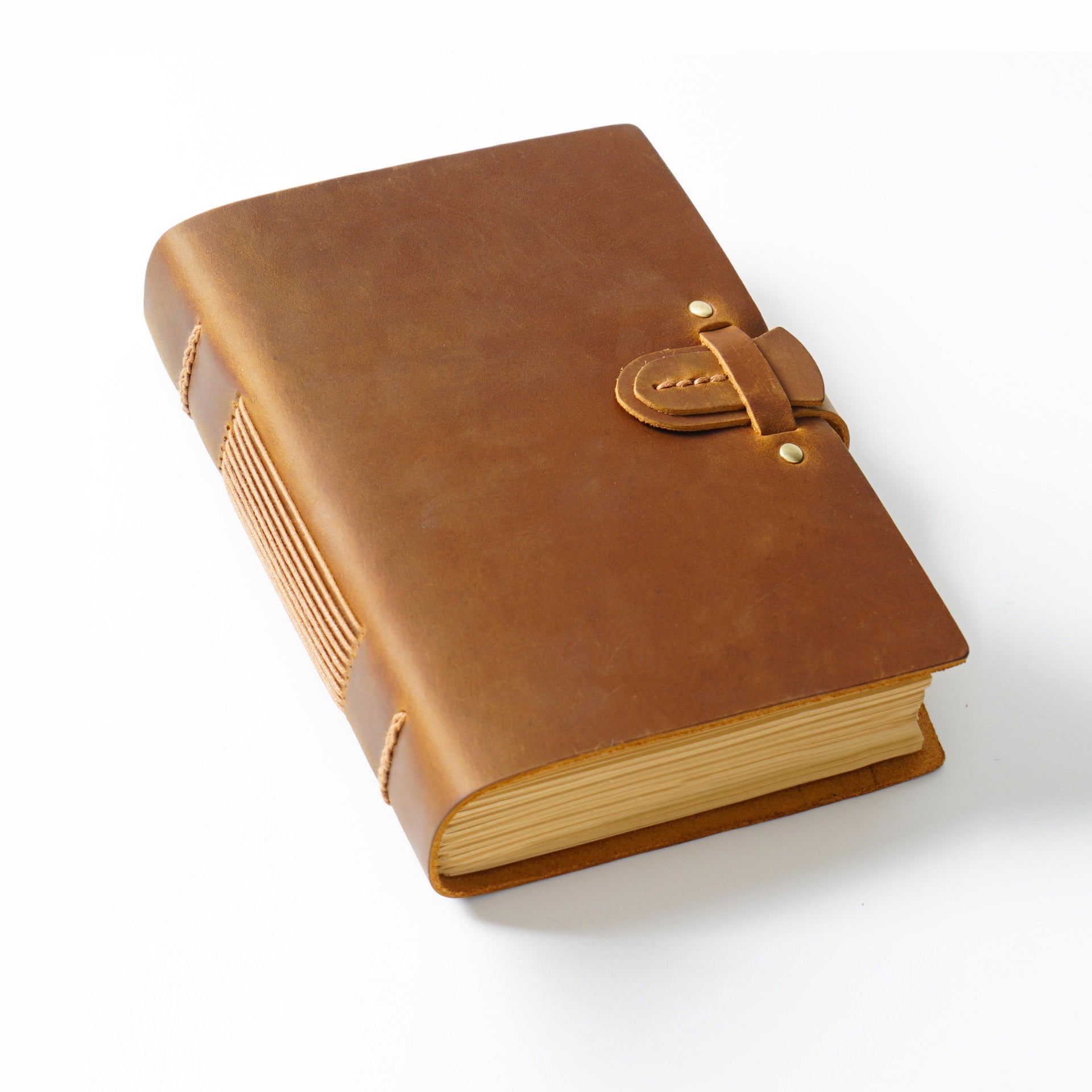 Stylish Personalized Leather Notepad - Vintage Design for Unique Touch - ArtOm_farm™ LEATHER 